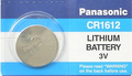 CR 1612 Panasonic Pile de bouton Lithium
