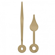 Pair of hands pear shape gold 73 mm
